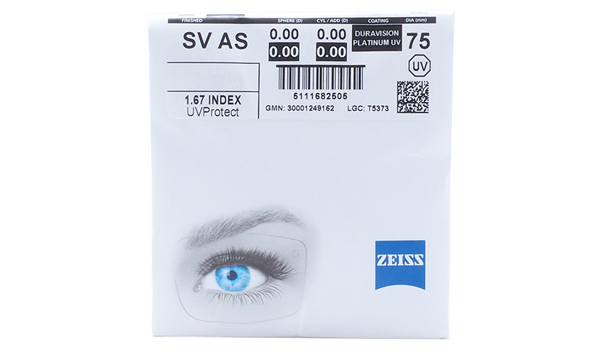 Carl Zeiss AS 1.67 Duravision Platinum UV