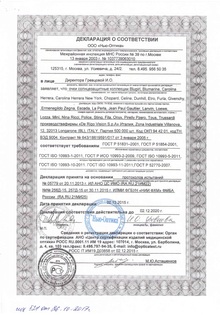 Сертификат Blumarine, Furla, Police